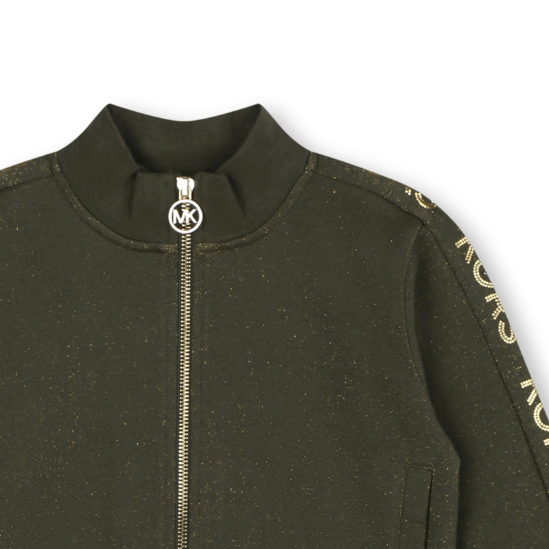 Cardigan molletonné pailleté MICHAEL KORS 
                    FILLE