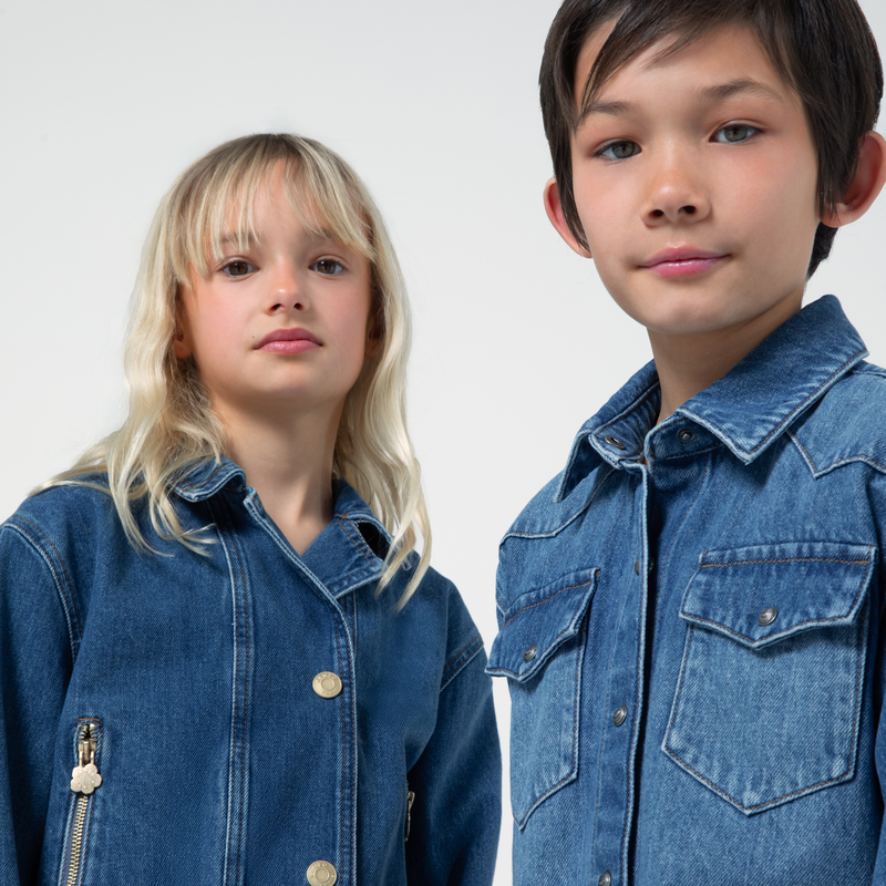 Veste en denim KENZO KIDS 
                    FILLE
