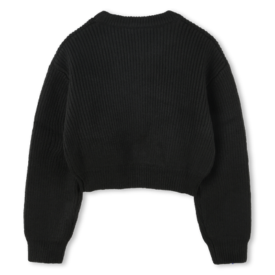 Pull court avec sigle clouté Hugo FILLE