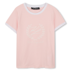 Tee-shirt manches courtes, ROSE LOVE, hi-res