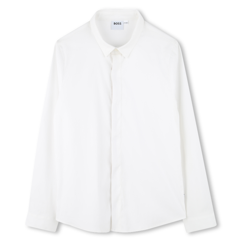 Chemise ajustée en popeline BOSS 
                    GARCON