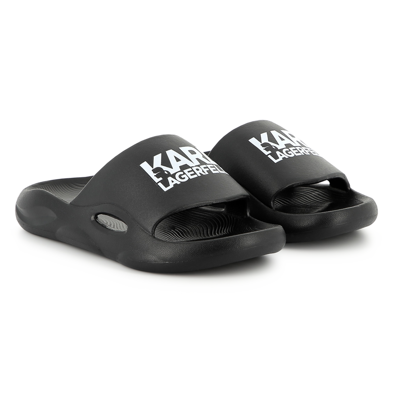 Claquettes siglées KARL LAGERFELD KIDS 
                    GARCON