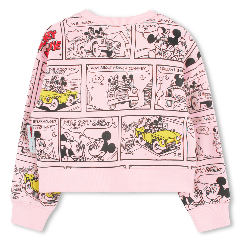 Sweat-shirt molletonn&eacute; MARC JACOBS 
                        FILLE