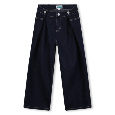 Pantalon en denim KENZO KIDS FILLE