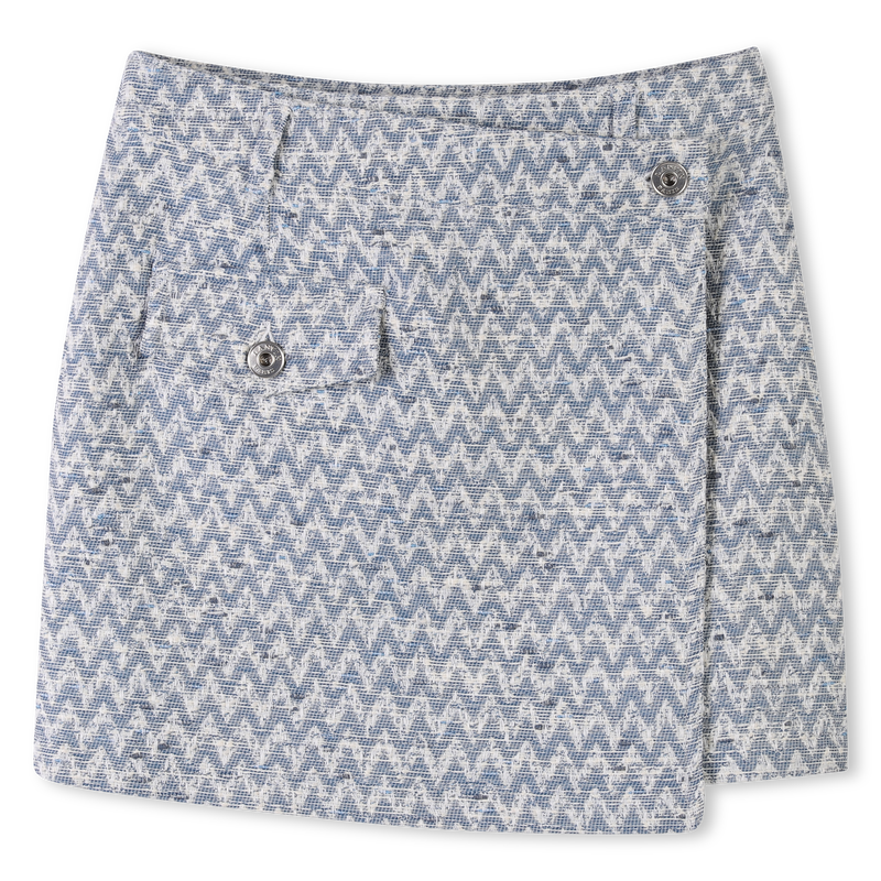 Jupe portefeuille en tweed LANVIN 
                    FILLE