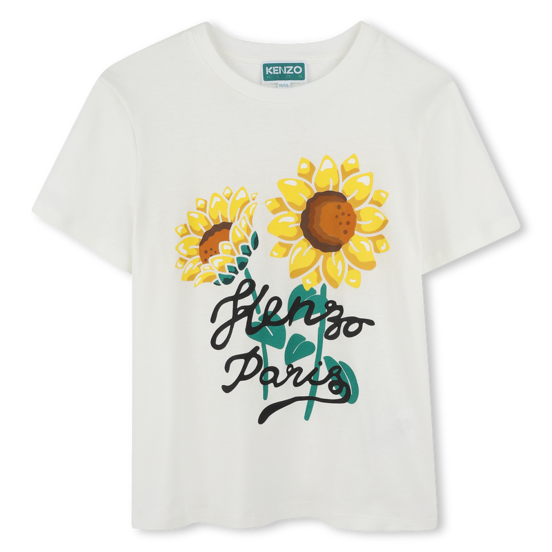T-shirt avec imprim&eacute; tournesol KENZO KIDS 
                        UNISEXE