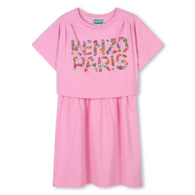 Robe 2-en-1 avec imprimé KENZO KIDS FILLE