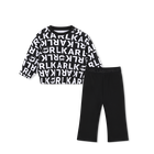 Ensemble Sweat-shirt et pantalon KARL LAGERFELD KIDS 
                    FILLE