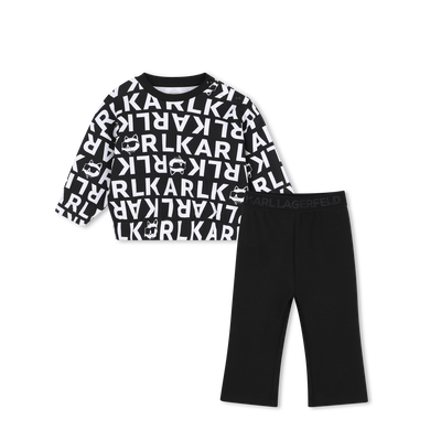 Ensemble Sweat-shirt et pantalon KARL LAGERFELD KIDS FILLE