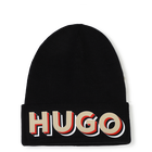 Bonnet &agrave; revers en tricot Hugo 
                    GARCON