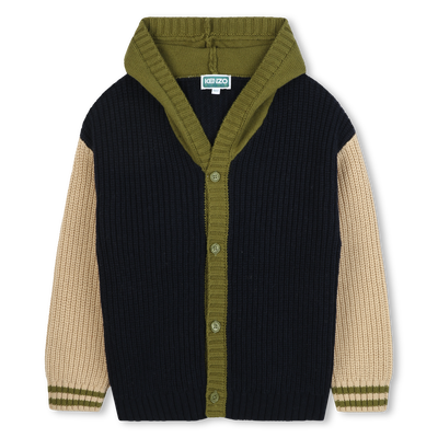 Cardigan en tricot KENZO KIDS GARCON
