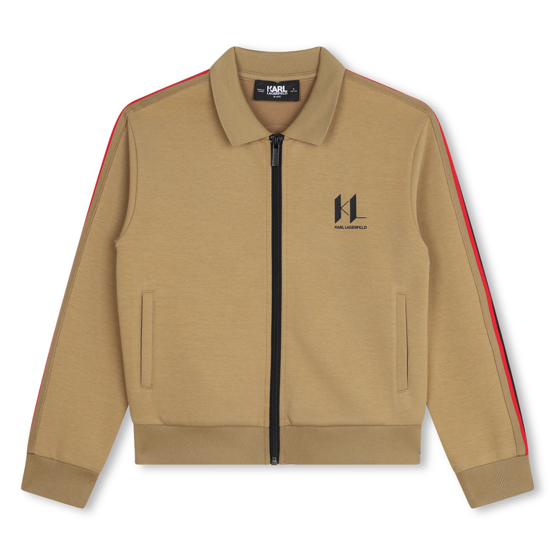 Cardigan de jogging zippé KARL LAGERFELD KIDS 
                    GARCON