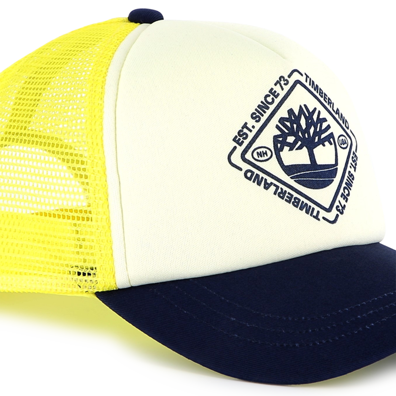 Casquette tricolore bimatière TIMBERLAND 
                    GARCON
