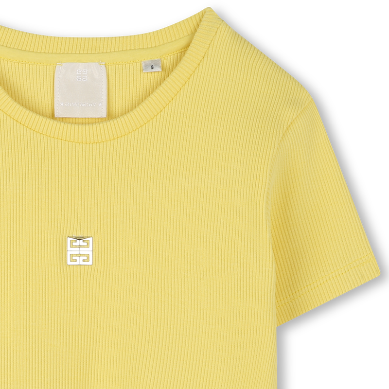 T-shirt uni avec broderie GIVENCHY 
                    FILLE