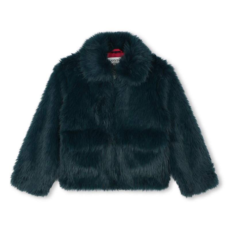Blouson en polaire duveteuse LANVIN 
                    FILLE