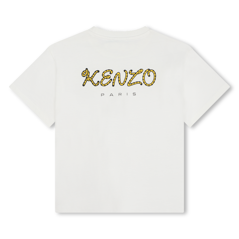 T-shirt en coton à imprimé dos KENZO KIDS 
                    UNISEXE