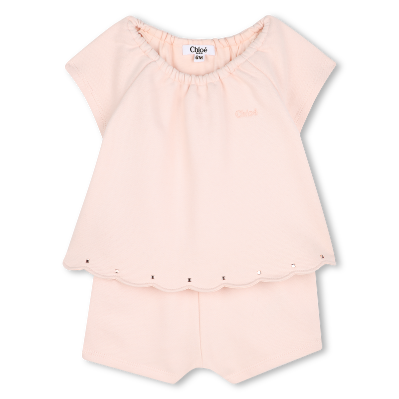 Combinaison courte en molleton CHLOE 
                    FILLE