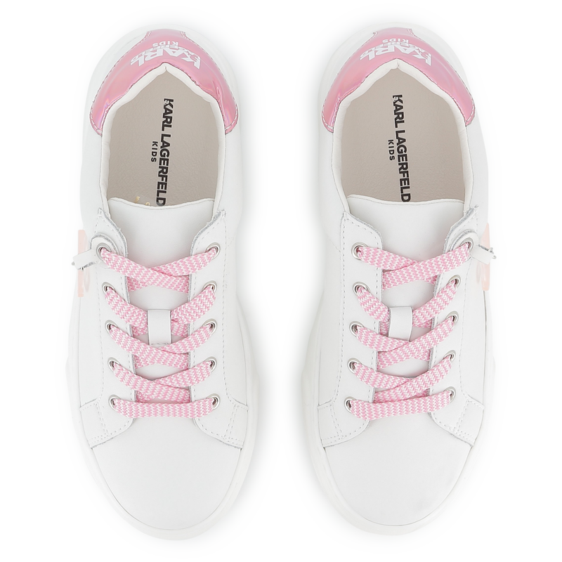 Baskets basse à lacets KARL LAGERFELD KIDS 
                    FILLE