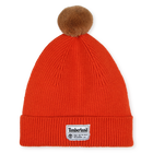 Bonnet &agrave; pompon en tricot TIMBERLAND 
                    GARCON