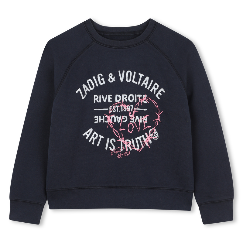 Sweat imprim&eacute; ZADIG & VOLTAIRE 
                        FILLE
