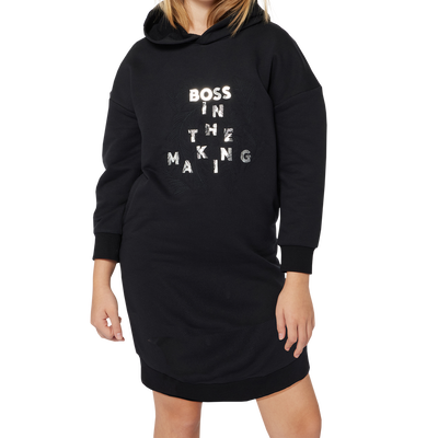 Robe sweat-shirt &agrave; capuche BOSS FILLE