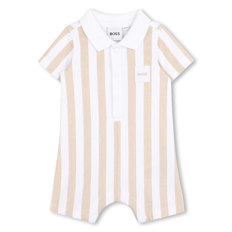 COMBISHORT &Agrave; RAYURES BOSS 
                        GARCON