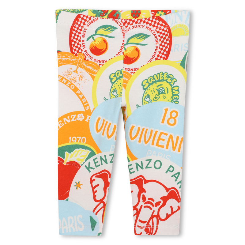 T-shirt et legging en coton KENZO KIDS 
                        FILLE