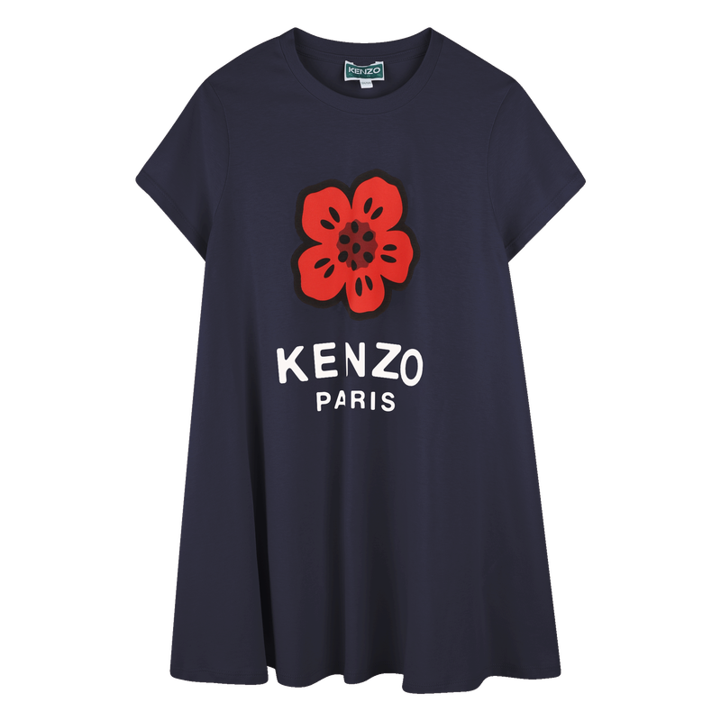 Robe ample avec imprimé KENZO KIDS 
                    FILLE