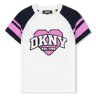 Tee-shirt manches courtes DKNY 
                    FILLE