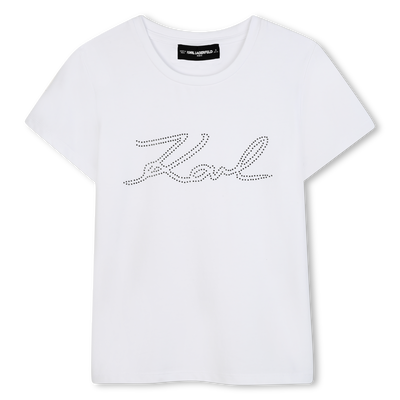 T-shirt à manches courtes KARL LAGERFELD KIDS FILLE