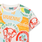 T-shirt coton manches courtes KENZO KIDS 
                    GARCON