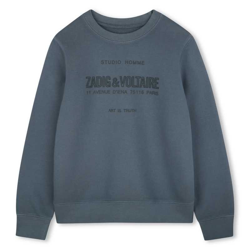 Sweat-shirt molletonn&eacute; ZADIG & VOLTAIRE 
                        GARCON