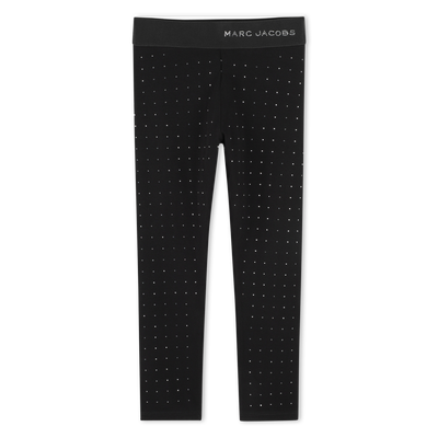 Legging uni avec strass MARC JACOBS FILLE