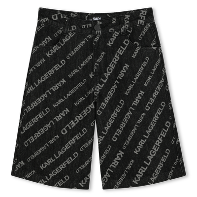 Bermuda en jean KARL LAGERFELD KIDS GARCON