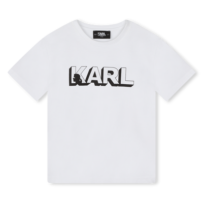 T-shirt manches courtes KARL LAGERFELD KIDS GARCON