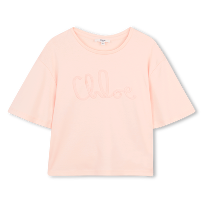 TEE-SHIRT MANCHES COURTES CHLOE FILLE