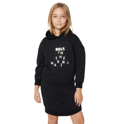 Robe sweat-shirt à capuche BOSS FILLE