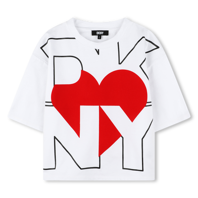 T-shirt à manches courtes DKNY FILLE