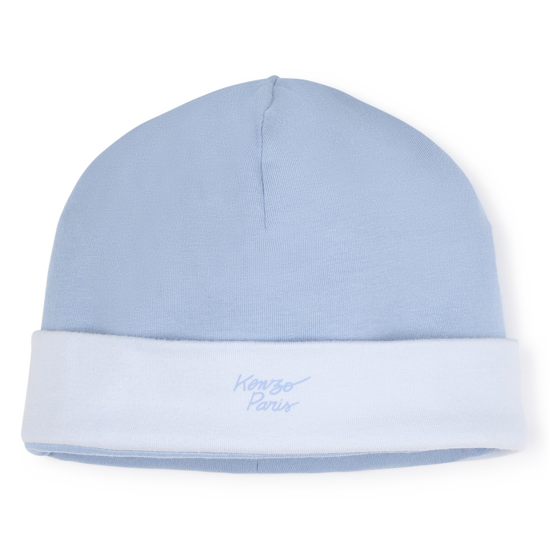 Combinaison et bonnet en coton KENZO KIDS 
                    GARCON