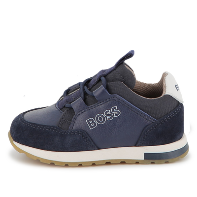 Baskets en mix matière BOSS GARCON