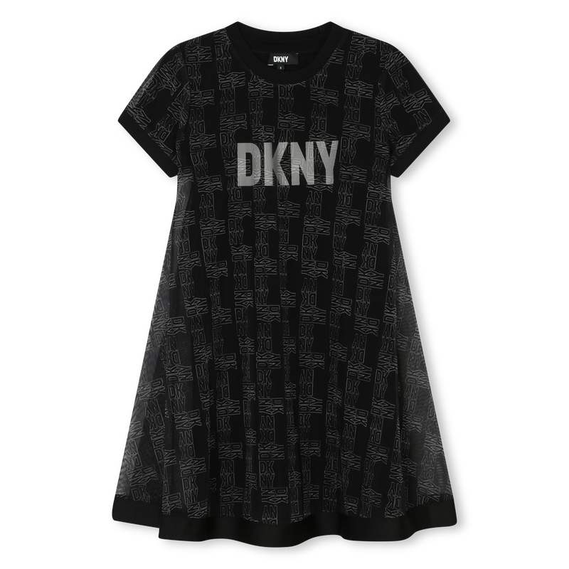 Robe 2 en 1 à manches courtes DKNY 
                    FILLE
