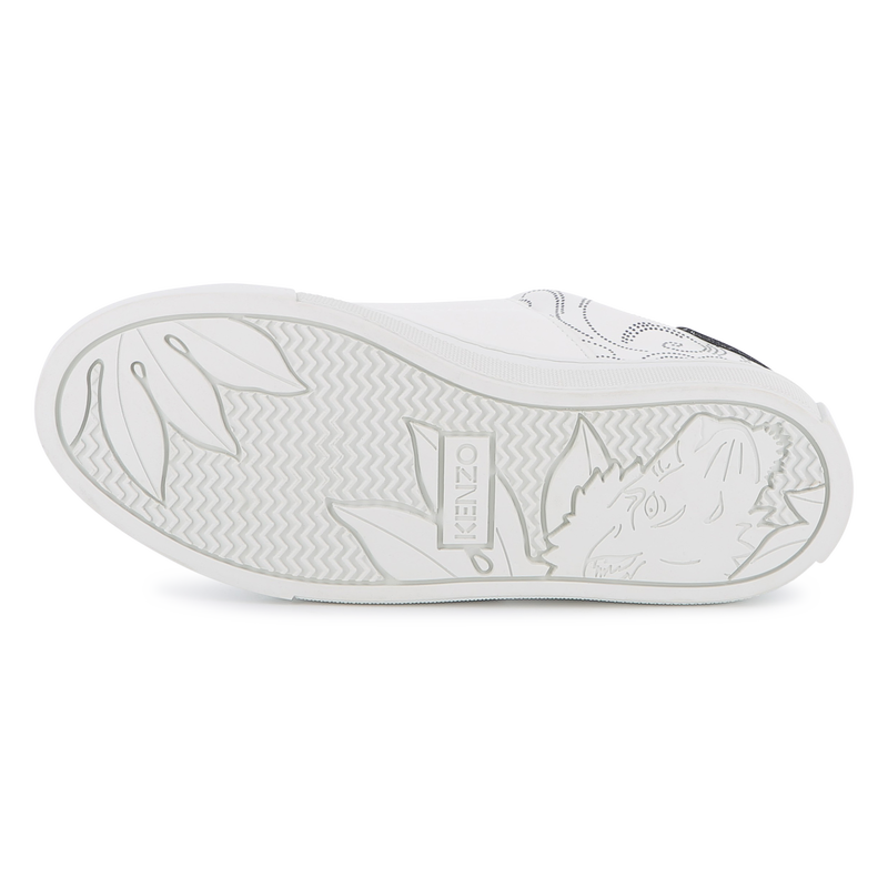 Baskets en cuir de vache KENZO KIDS 
                    UNISEXE