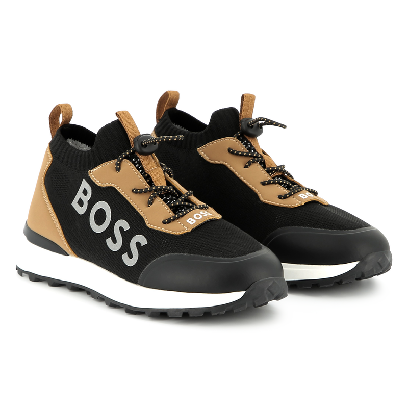 Baskets avec lacets élastiqués BOSS 
                    GARCON