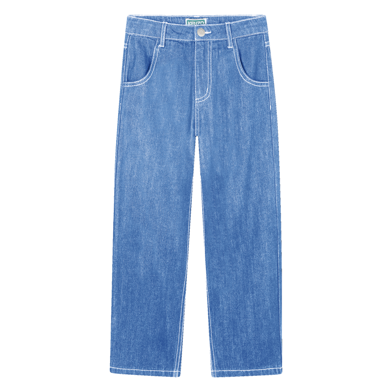 Pantalon en denim KENZO KIDS 
                    GARCON