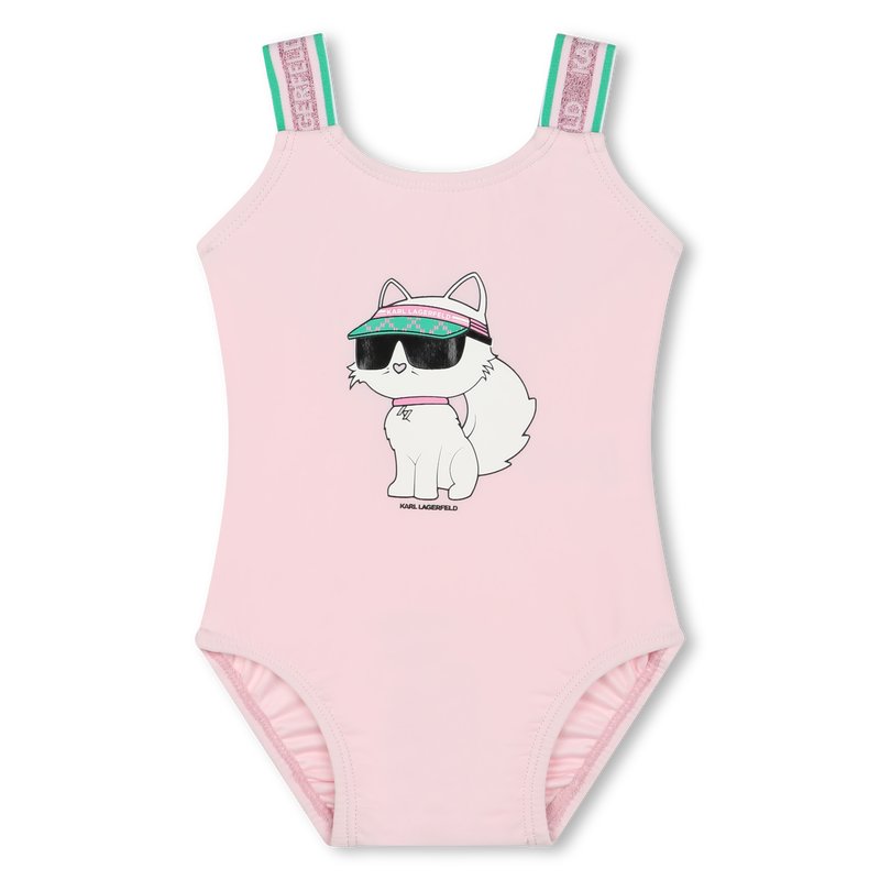 Maillot de bain avec imprimé KARL LAGERFELD KIDS 
                    FILLE