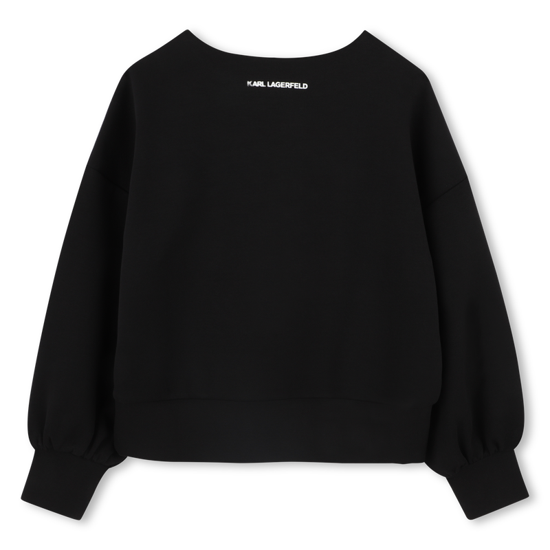 Sweat-shirt avec broderie KARL LAGERFELD KIDS 
                    FILLE