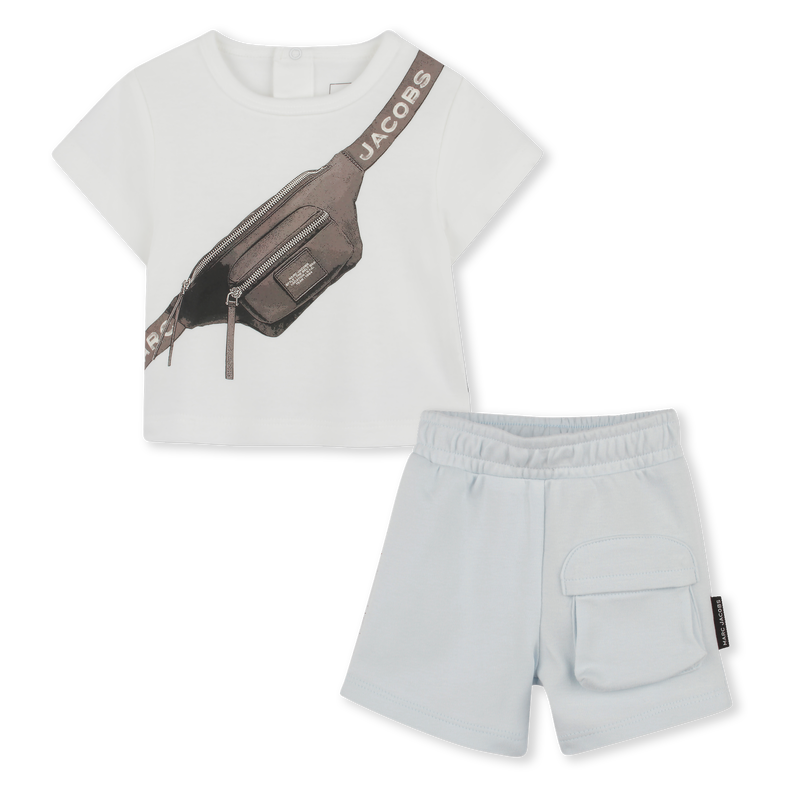 T-shirt et short en coton THE MARC JACOBS 
                    UNISEXE