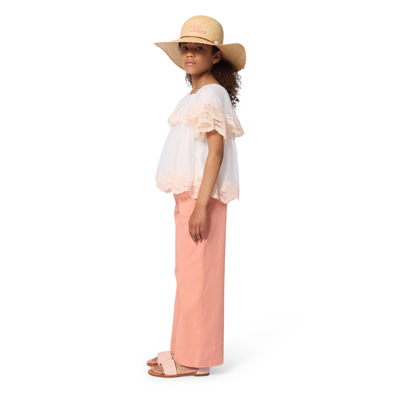 BLOUSE C&Eacute;R&Eacute;MONIE CHLOE 
                        FILLE