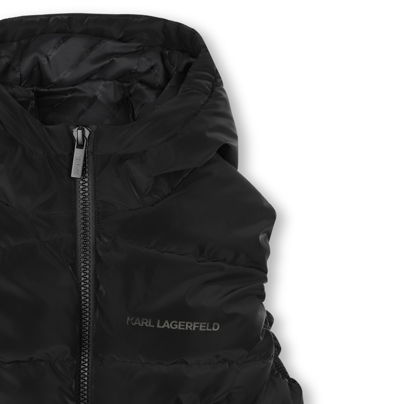 Doudoune à capuche sans manche KARL LAGERFELD KIDS 
                    GARCON