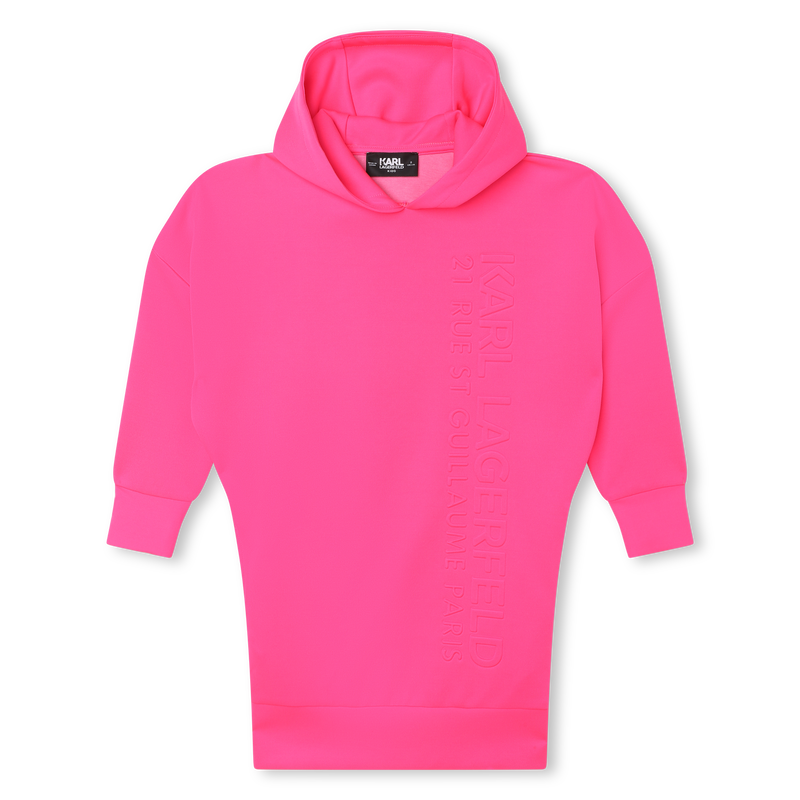 Robe sweat-shirt à capuche KARL LAGERFELD KIDS 
                    FILLE